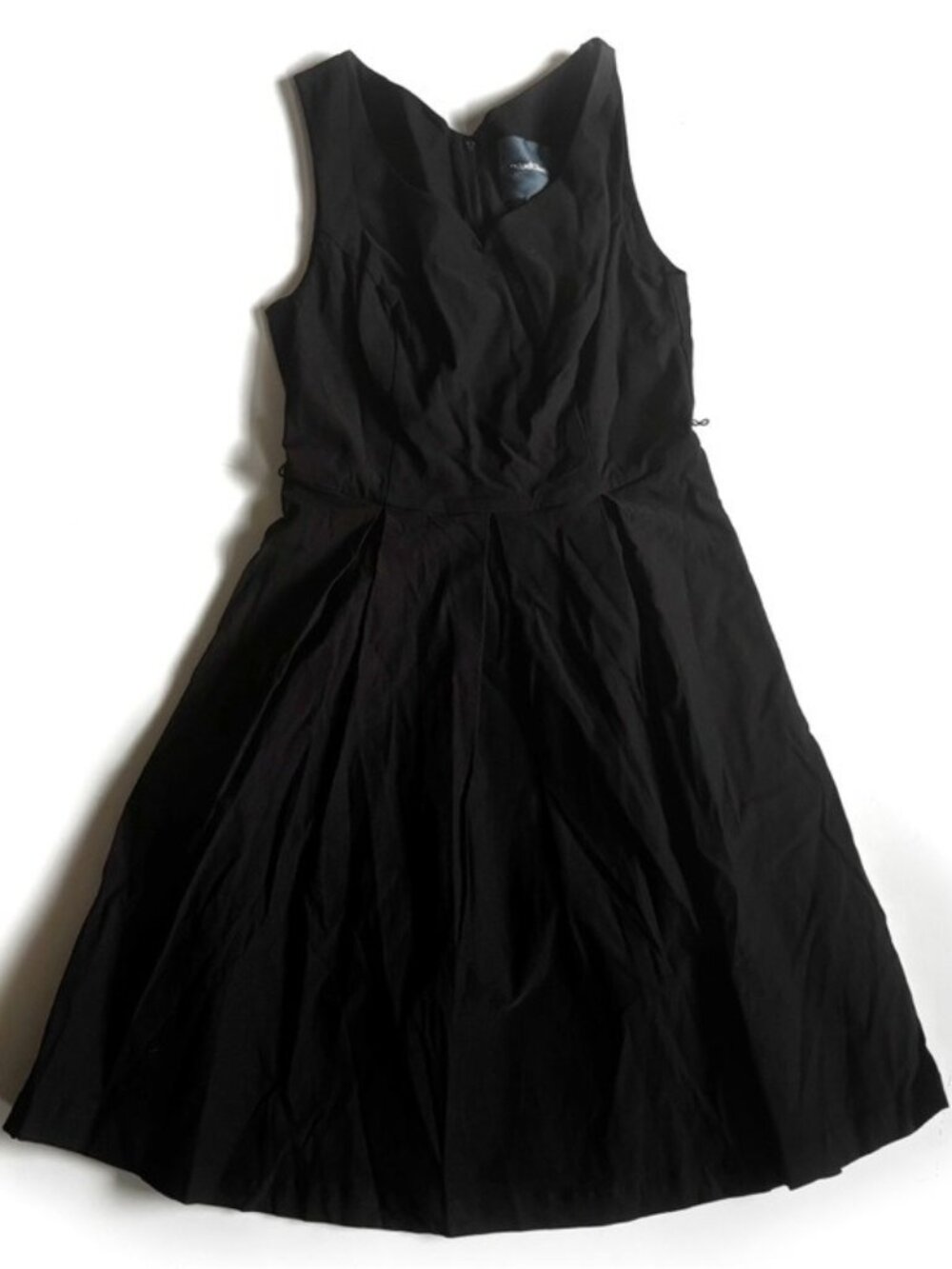 Modcloth Black Sleeveless Fit & Flare Dress - M